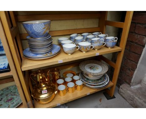 A mixed group of 19th century and later pottery and porcelain, to include: a Victorian Royal Worcester part tea service. (two