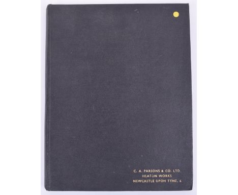 Instruction Manual for Vehicle Gas Turbine (Tank Engine) Vol. 1 Description, Operation & Maintenance, C.A.Parsons & co n.d. c