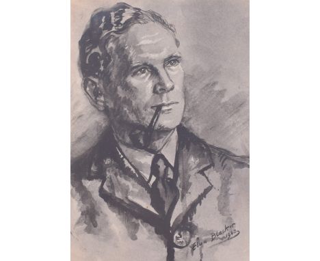 Photograph Album Showcasing The Work of Wartime Artist Elva Blacker, appearing to have been produced by Blacker’s father W H 