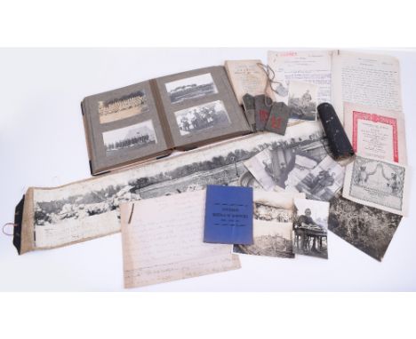 Important and Comprehensive Collection of Great War Papers, Orders, Maps, Photographs and Ephemera to a Highly Decorated Offi