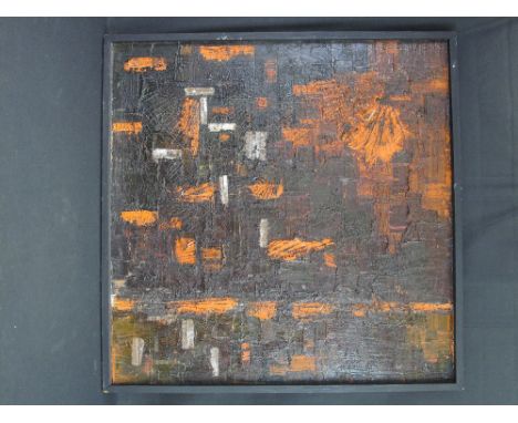 JOHN EYNON (Welsh 20th Century), impressionist abstract study, annotated verso with provenance to John Owen Gallery, Cowbridg