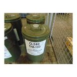 2x O-240 OM-100 Engine Oil from MoD Store