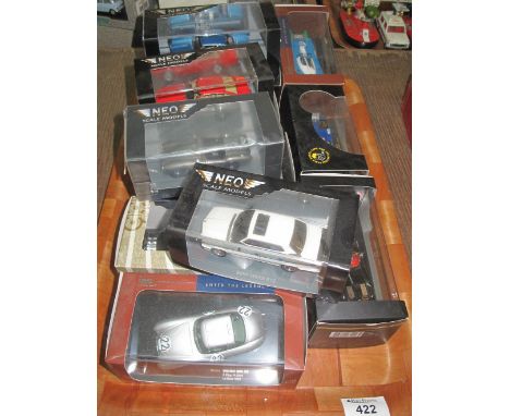 Tray of Nao and Ixo boxed scale model 1:43 cars and vehicles.(B.P. 24% incl. VAT)