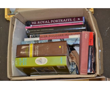 BOX OF MIXED BOOKS - THE ART OF BEATRIX POTTER, THE ROYAL PORTRAITS, BRITISH PORTRAIT PAINTERS ETC