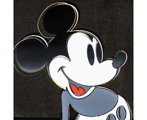 Andy Warhol (American 1928-1987), 'Mickey Mouse, from Myths', 1981, screen print in colours with diamond dust on Lenox Museum