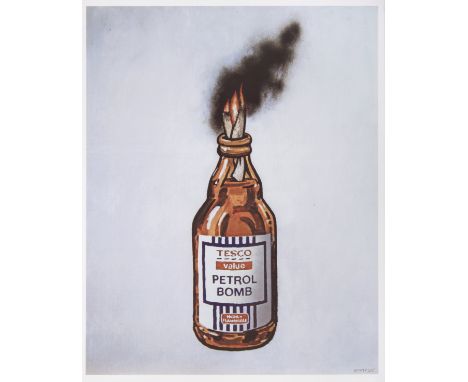 Banksy (British 1974-), ‘Tesco Value Petrol Bomb’, 2011, offset lithograph in colours on smooth wove paper, from an un-number