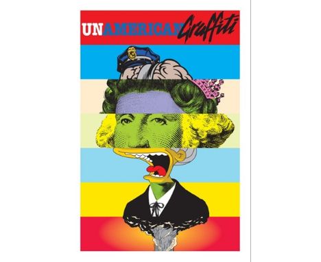 D*Face (British 1978-), 'UnAmerican Graffiti', 2009, screen print in colours on wove paper, signed and numbered from an editi