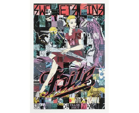 Faile (Collaboration), 'Sweet Sins', 2015, screen print in colours on archival paper, signed and inscribed front, numbered fr