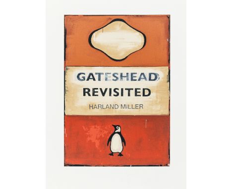 Harland Miller (British 1964-), Gateshead Revisited', 2009, screen print in colours on wove paper, signed, dated and numbered