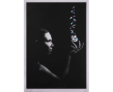 John Doe (British), 'De-Saturate (Metallic Variant)', 2015, screen print in colours on paper, signed and numbered from an edi