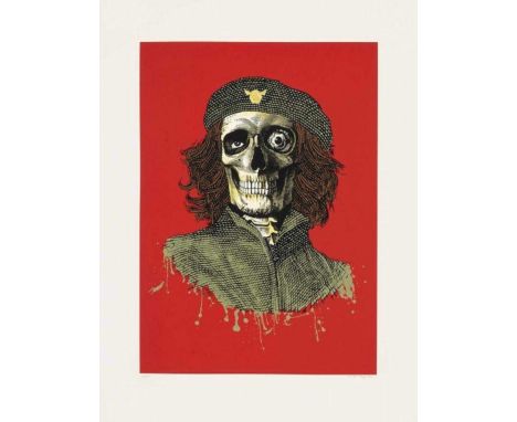 D*Face (British 1978-), 'Cli-Che', 2007, screen print in colours with hand applied gold leaf on 400gsm Somerset Satin white p