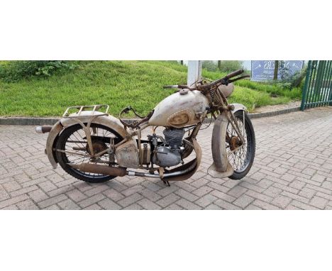 1952 Peugeot Type 55GL, Project, 125cc. Registration number not registered. Frame number 917770. Engine number 917770.The fir