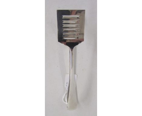 George V silver set of asparagus tongs, hallmarked Sheffield 1925, by William Hutton &amp; Sons Ltd, 18cm long, 69.5g/2.2ozt