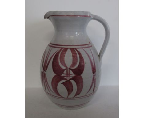 An Aldermaston pottery jug, by Alan Caiger-Smith, height 10ins