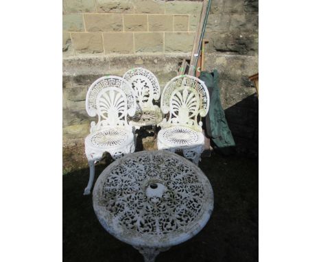 A collection of garden furniture and garden tools&nbsp;