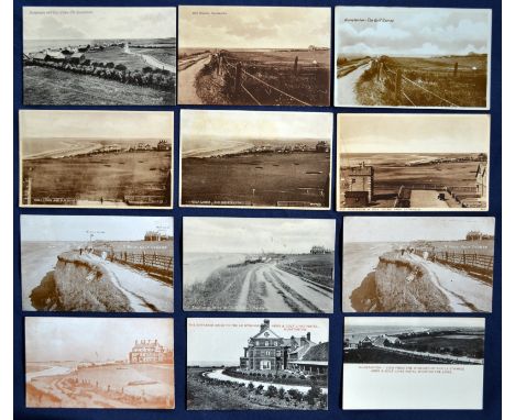 Interesting collection of early 20th century Old Hunstanton "Missing Links" b&amp;w postcards from 1910 onwards (12) to inclu