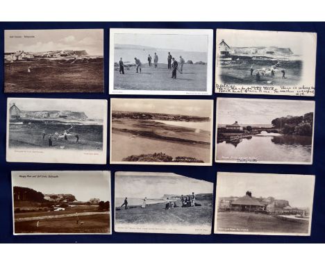 Interesting collection of early 20thc Ballycastle Golf Club postcards (9) a good cross-section of members playing to include 