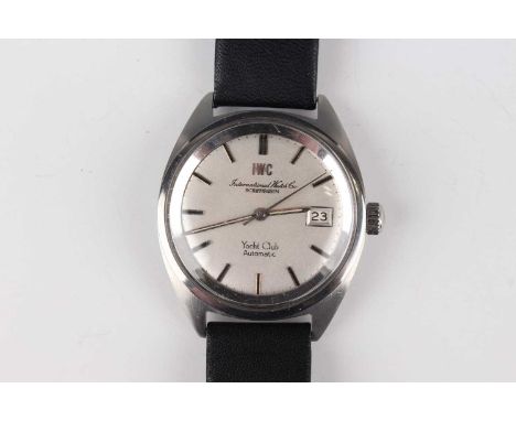 An International Watch Co (IWC) Yacht Club Automatic steel cased gentleman's wristwatch, the signed and jewelled C8541 calibe