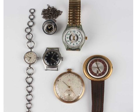 A Rotary Automatic gilt metal cased gentleman's wristwatch with jewelled AS 1916 caliber movement, the signed silvered and br