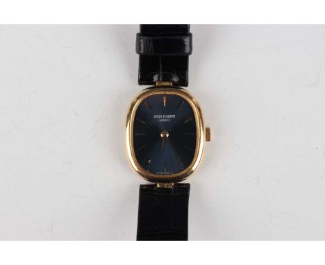 A Patek Philippe Genève Ellipse 18ct gold oval cased lady's wristwatch, Ref. 4464, the signed and jewelled 16-250 caliber mov