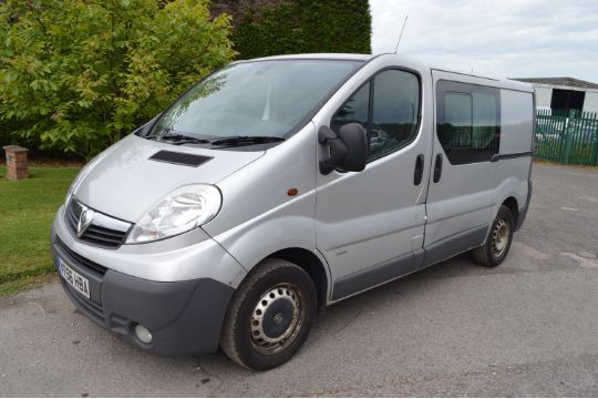 07 56 Reg Vauxhall Vivaro 2900 Double Cab Swb 6 Seater Van Date Of Registration 19th Janu