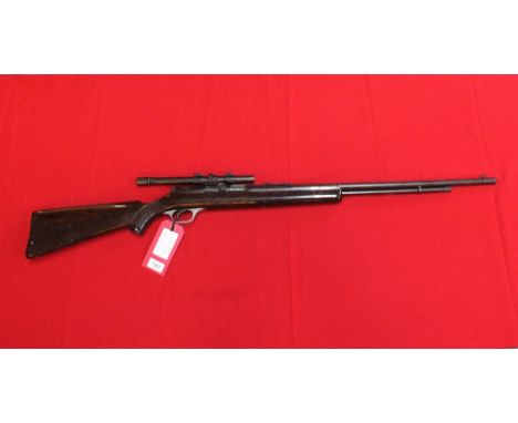 A J.C.Higgins model 101.16 .22 R/F semi automatic rifle N.V.N, this item can only be purchased by someone with a current vali