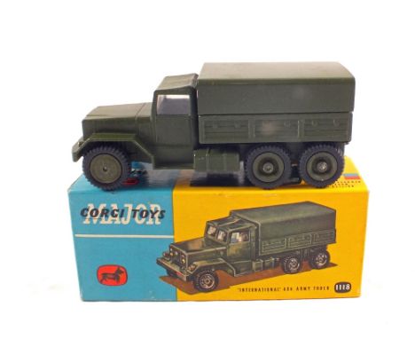A boxed Corgi Toys 118 International 6x6 Army truck