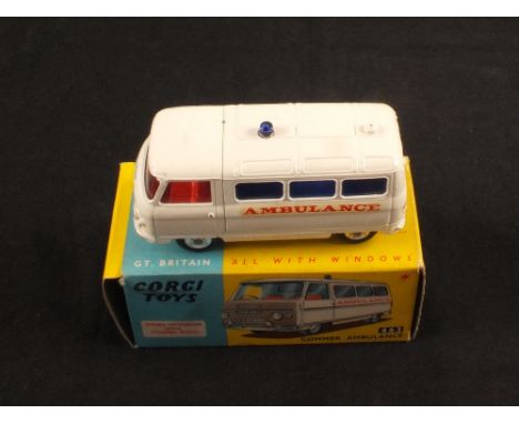 A boxed Corgi Toys 463 Commer ambulance