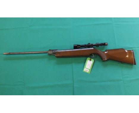 A Feinwerkbau Sport 124 .177 air rifle complete with original 3-7x28 scope, as a post 1939 air weapon, the restrictions of th