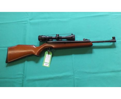 A Webley & Scott 'Tracker' .22 air rifle, S/No.17066. complete with Hawke Eclipse 3-9x40 scope, slip and tin of pellets, in o