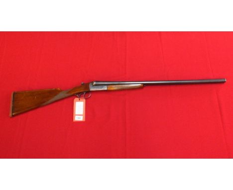 A 12 bore S/S B.L.N.E. shotgun by Ugartechea with 28” barrels and clean bores, S/No.118131, this item can only be purchased b