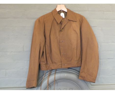 British WWII womans Land Army corduroy breeches (dated 1945) with Land Army windproof jacket (label marked 1943)