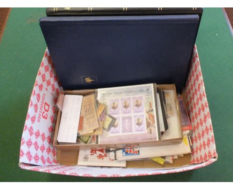 Various stamps and tickets including Festival of Britain bus ticket