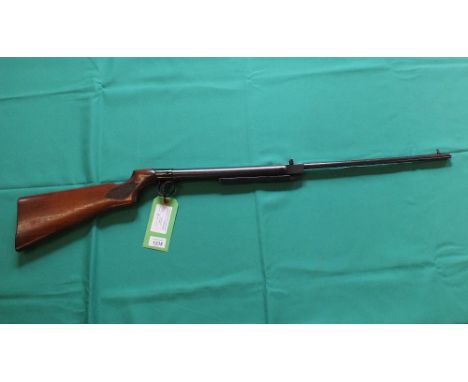 A B.S.A. pre-war 'breakdown' model break action air rifle, S/No.4751 (early 1935)