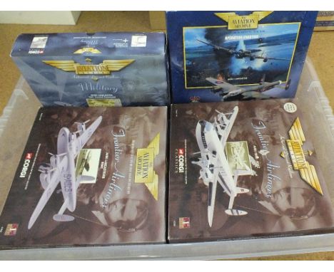 Six boxed Corgi aviation archive models