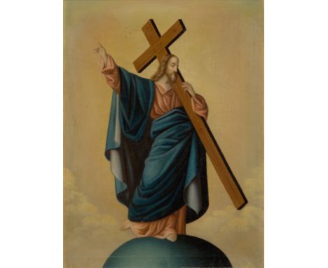 Spanish School,  late 19th/early 20th century- Christ carrying the Cross; oil on canvas, 62.9 x 47.5 cm. Provenance:  Propert
