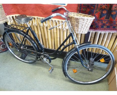 Durkopp Vintage Cycle with Brooks Saddle and Cane basket 