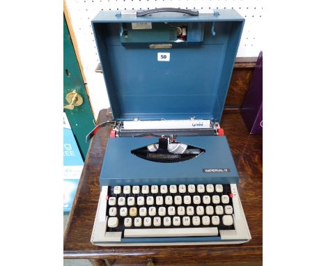 Imperial Gemini Typewriter with integral radio 