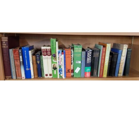 SHELF & PART SHELF OF HARDBACK BOOKS