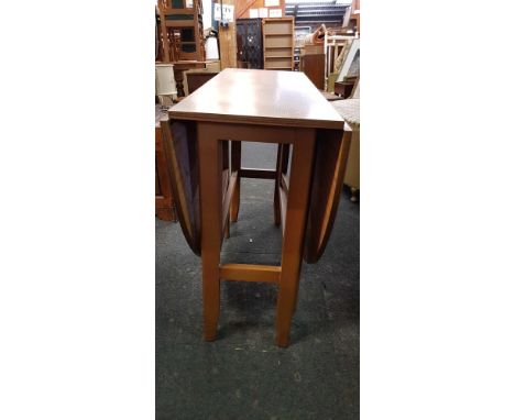 LIGHT MAHOGANY DROP FLAP TABLE