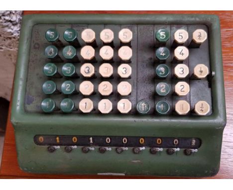 VINTAGE PUNCH CALCULATOR BY THE BELL PUNCH COMPANY LTD