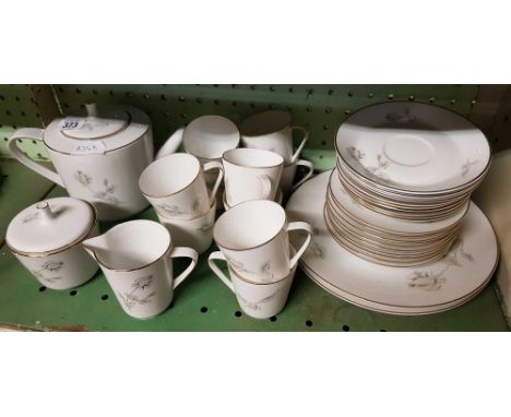 SHELF OF ORIENTAL TEA WARE