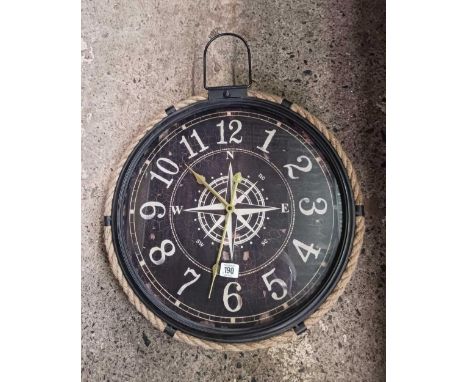 COMPASS WALL CLOCK