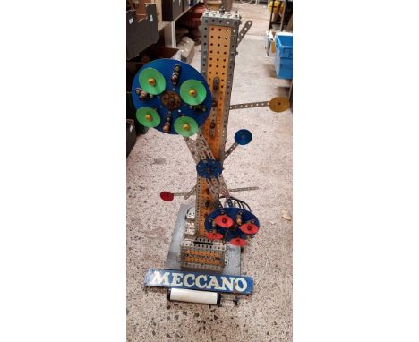 VINTAGE MECCANO STYLE WINDMILL POWERED BY ELECTRIC