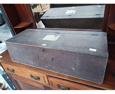 VINTAGE OAK CARRIAGE BOX BY ROGERS'S OF BRISTOL