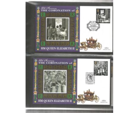 68 FDC with Stamps and various FDI Postmarks, housed in a WH Smiths First Day Cover Album, Including HRH Prince William of Wa