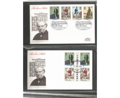 Approx 100 FDC with Stamps and various FDI Postmarks, housed in a WH Smiths First Day Cover Album, Including Pride and Passio