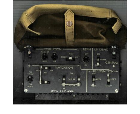 World War Two Lancaster bomber intercom amplifier. From Jim Shortland Dambuster 617 Sqn Historian collection. Good conditon. 