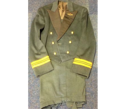 Sqn Ldr Trevor Davies DFC AFC original RAF Mess Dress Uniform from collection of 617 Sqn historian Jim Shortland. DFC was awa