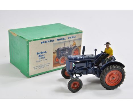 Britains 128F Fordson Major E27N Tractor. Fine Example is Excellent to Near Mint in Very Good Plus Box.
